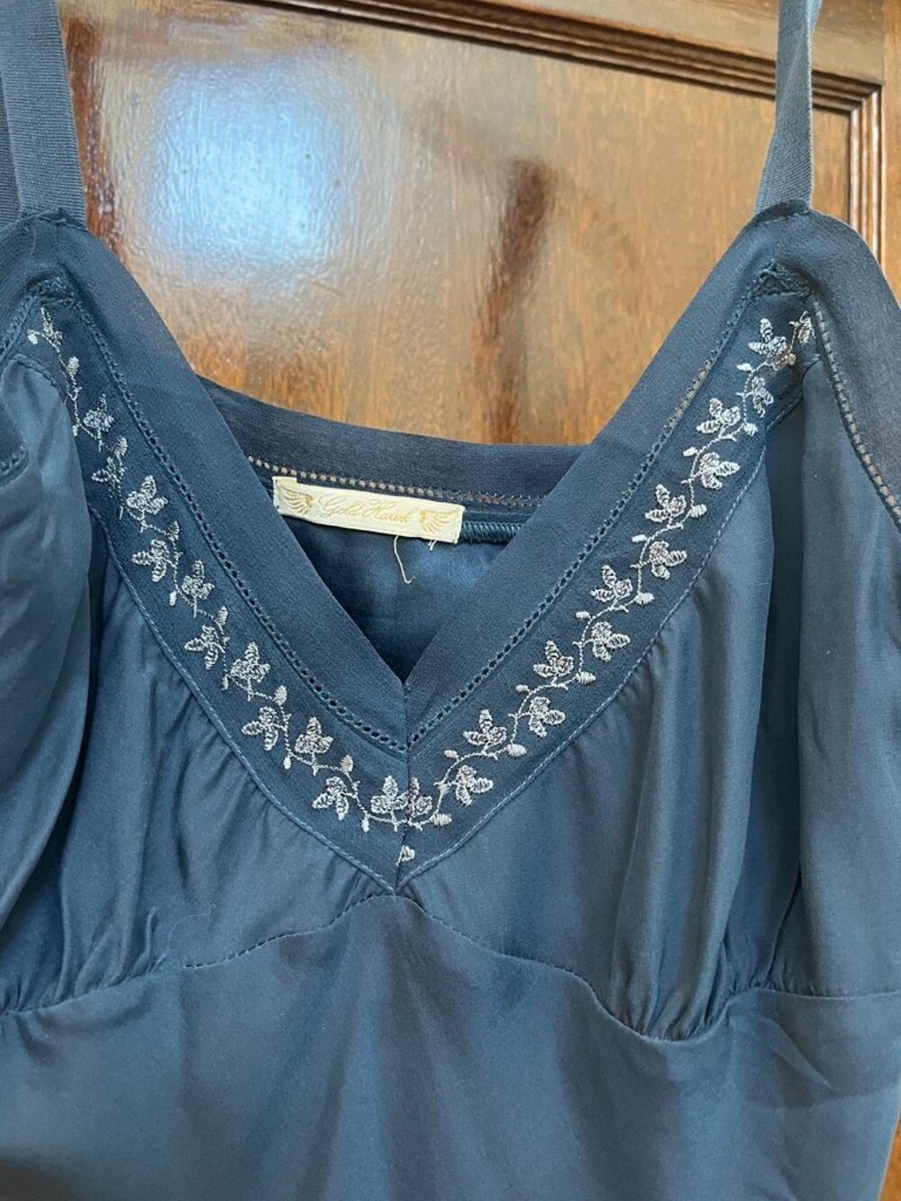 Vintage-inspire 100% silk slip dress by Goldhawk EUC, size S